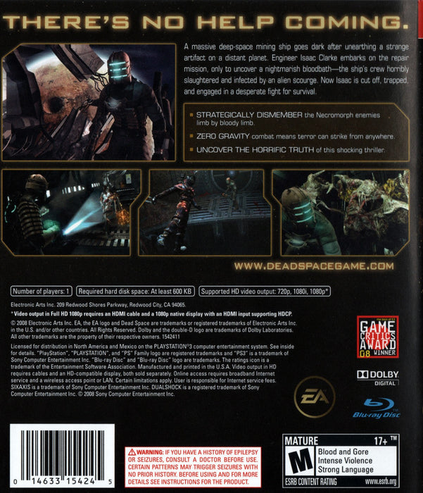 Dead Space – PlayStation 3 (PS3) - for just $9.99! 