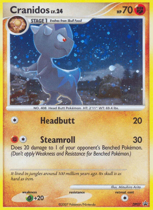 Cranidos (DP07) [Diamond & Pearl: Black Star Promos] - for just $6.40! 