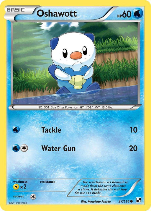 Oshawott (27/114) [Alternate Art Promos] - for just $19.50! 