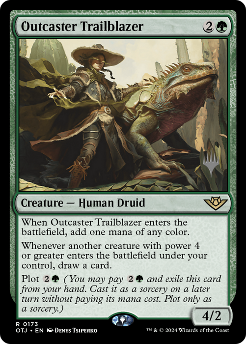 Outcaster Trailblazer (PPOTJ-173) - Outlaws of Thunder Junction Promos - for just $0.49! 
