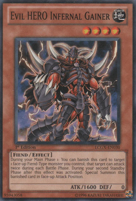 Evil HERO Infernal Gainer [LCGX-EN030] Common - for just $0.10! 
