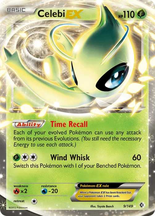 Celebi EX (9/149) [Black & White: Boundaries Crossed] - for just $11.85! 