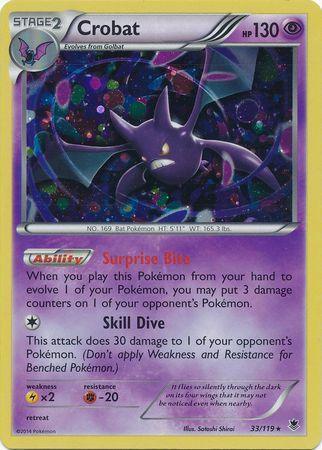 Crobat (33/119) (Cosmos Holo) [XY: Phantom Forces] - for just $2.40! 