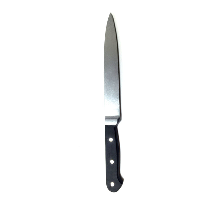 NewRuleFX Brand Plastic Long Bladed Kitchen Knife Prop - SILVER and BLACK - for just $52! 