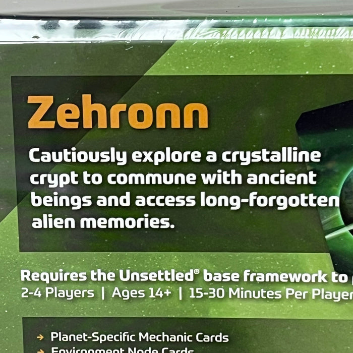 ORANGE NEBULA Unsettled Planet 003 Zehronn Card Game 2-4 Players 14+Ages ONB0203 - for just $8! 