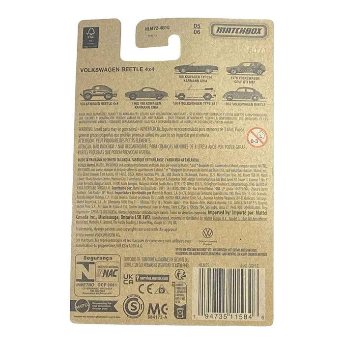 Matchbox Volkswagen Beetle 4x4 - Matchbox 70 Years Series 06/06 - for just $1.79! 