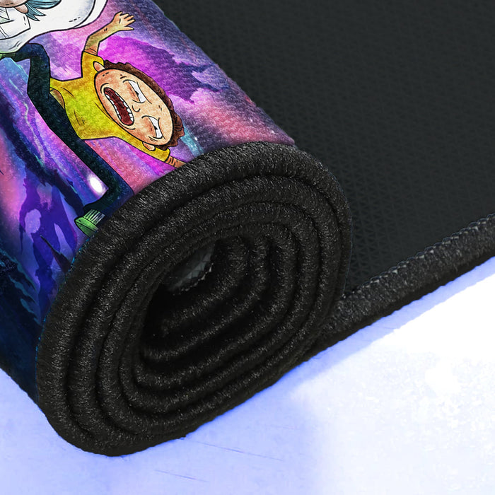 Space Journey With Rick & Morty inspired Gaming Rug - 62x40 inches - for just $44.99! 