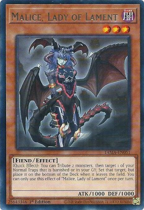 Malice, Lady of Lament [TAMA-EN051] Rare - for just $0.10! 