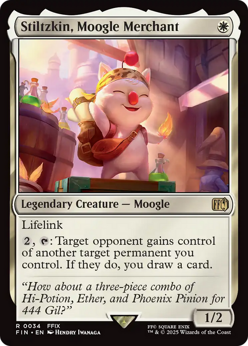 Stiltzkin, Moogle Merchant (FIN-034) - FINAL FANTASY - for just $0.08! 
