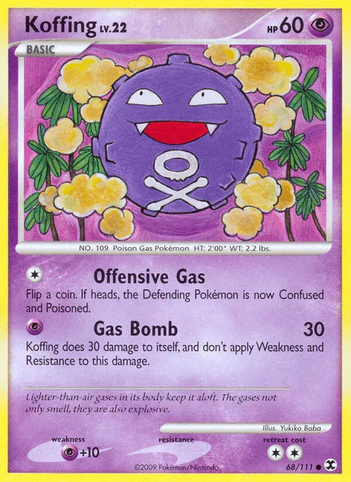 Koffing (68/111) [Platinum: Rising Rivals] - for just $0.40! 