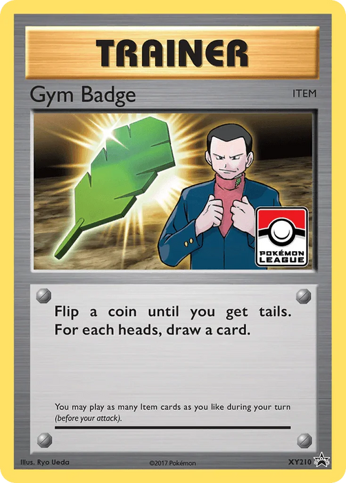Gym Badge (XY210) (Giovanni) [XY: Black Star Promos] - for just $11.55! 