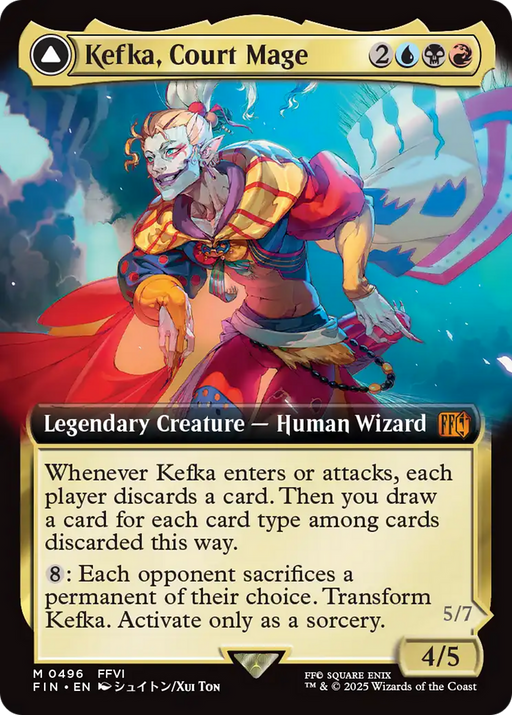 Kefka, Court Mage (Extended Art) (FIN-496) - FINAL FANTASY: (Extended Art) - for just $3.95! 