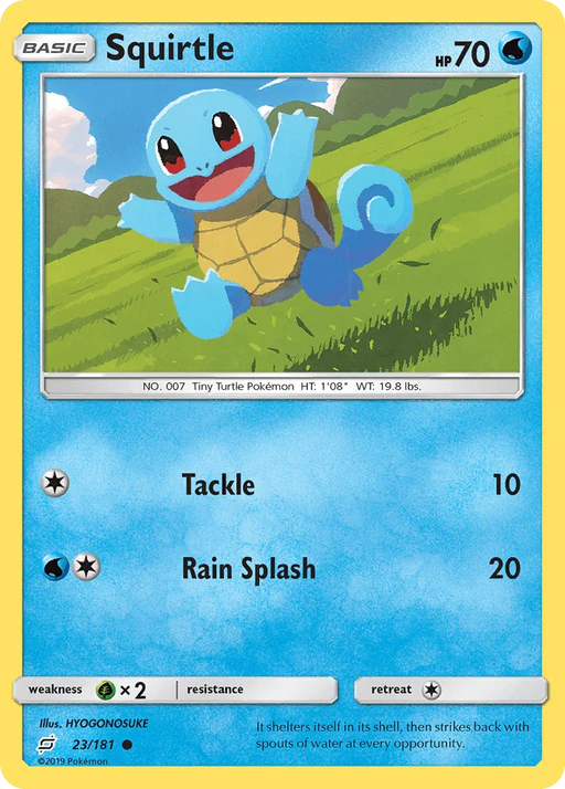 Squirtle (23/181) [Sun & Moon: Team Up] - for just $0.80! 