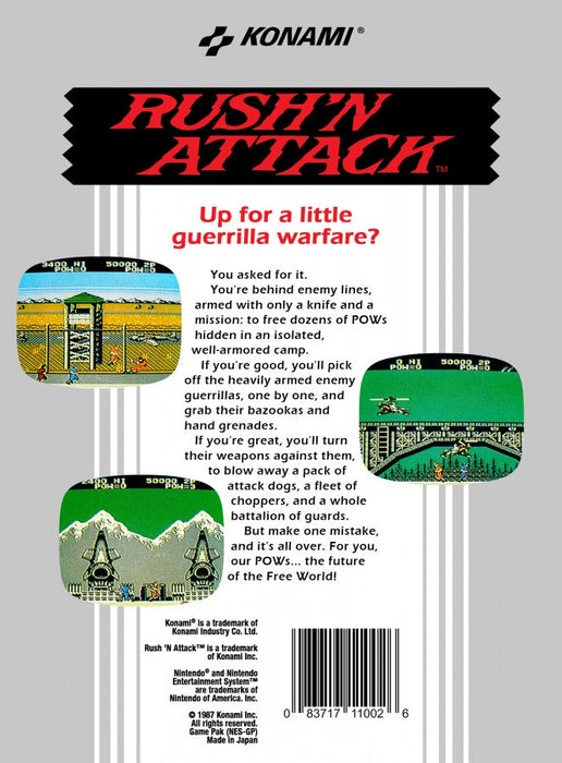 Rush'n Attack [CIB] – Nintendo Entertainment System (NES) - for just $69.99! 