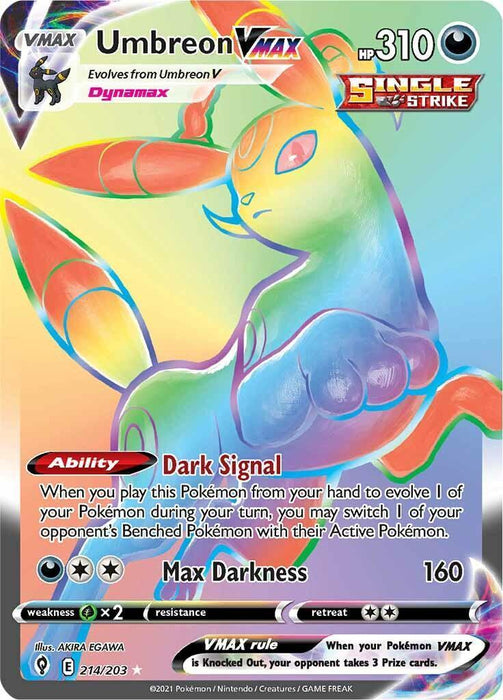 Umbreon VMAX (214/203) [Sword & Shield: Evolving Skies] - for just $28.45! 