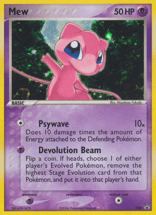 Mew (040) [Nintendo: Black Star Promos] - for just $38.85! 