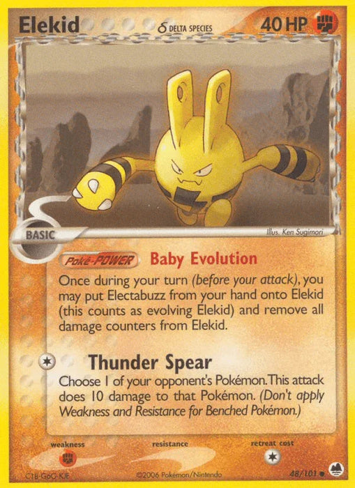 Elekid (48/101) (Delta Species) [EX: Dragon Frontiers] - for just $0.40! 