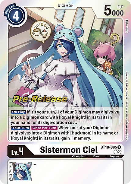 Sistermon Ciel [BT10-085] [Xros Encounter Pre-Release Cards] - Just $0.55! Shop now at Retro Gaming of Denver