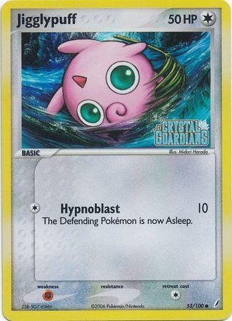 Jigglypuff (53/100) (Stamped) [EX: Crystal Guardians] - for just $8.55! 