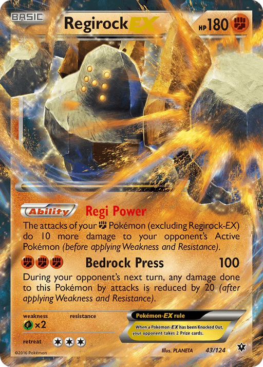 Regirock EX (43/124) [XY: Fates Collide] - for just $1! 