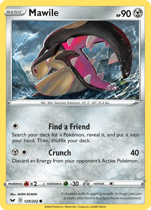 Mawile (129/202) [Sword & Shield: Base Set] - for just $0.10! 