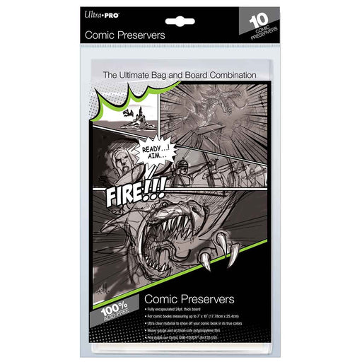 Ultra PRO: Comic Preservers (7" X 10" / 10-Pack) - for just $0! 