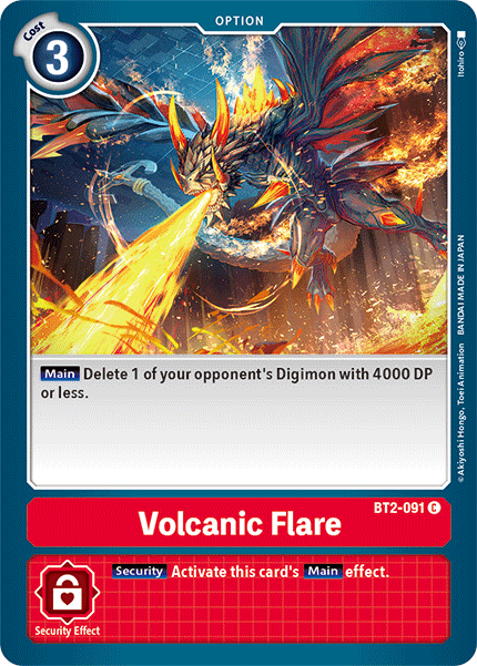 Volcanic Flare [BT2-091] [Release Special Booster Ver.1.5] - Just $0.09! Shop now at Retro Gaming of Denver