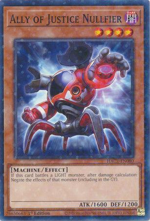 Ally of Justice Nullfier (Duel Terminal) [HAC1-EN080] Common - for just $0.10! 
