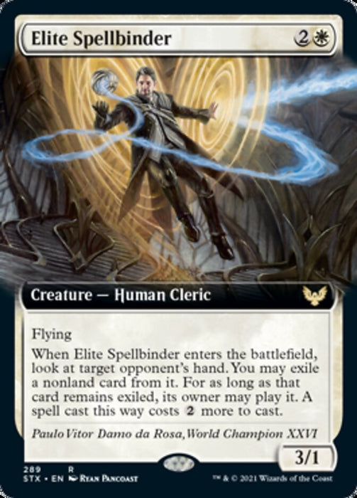 Elite Spellbinder (Extended Art) [Strixhaven: School of Mages] - Just $0.19! Shop now at Retro Gaming of Denver