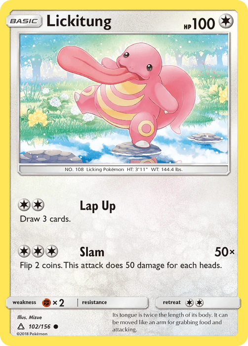 Lickitung (102/156) [Sun & Moon: Ultra Prism] - for just $0.15! 