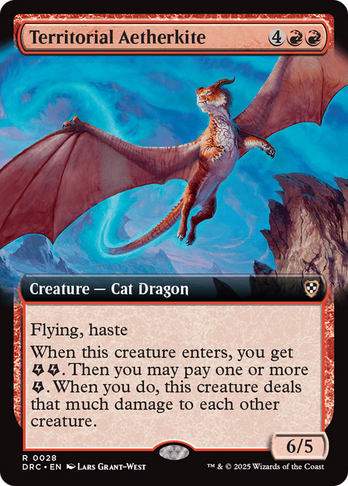 Territorial Aetherkite (DRC-028) - Commander: Aetherdrift: (Extended Art) - for just $0.06! 