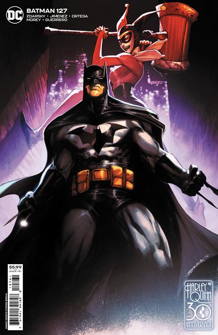 BATMAN #127 CVR D STEPHEN SEGOVIA HARLEY QUINN 30TH ANNIVERSARY CARD STOCK VAR (09/07/2022) - for just $5.99! 