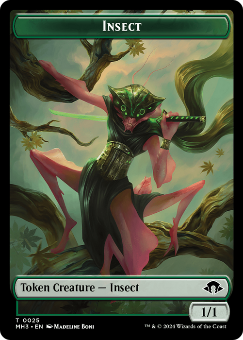 Insect Token (0025) [Modern Horizons 3 Tokens] - Just $0.15! Shop now at Retro Gaming of Denver