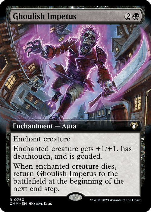 Ghoulish Impetus (CMM-763) - Commander Masters: (Extended Art) - for just $2.20! 