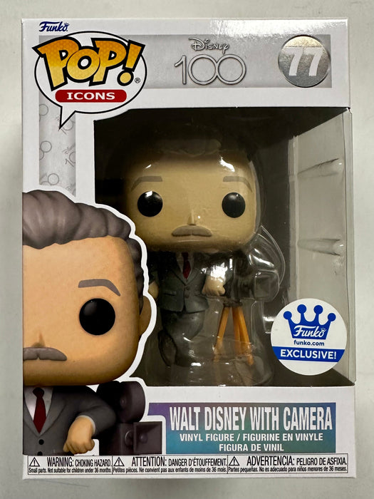 Funko Pop! Icons Walt Disney With Camera #77 Disney 100 FS 2023 Exclusive - for just $20! 