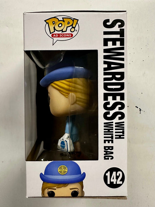 Funko Pop! Ad Icons Pan Am Airways Stewardess With White Bag #142 Vaulted 2021 - for just $10! 
