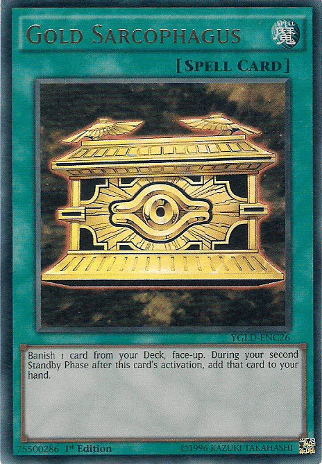 Gold Sarcophagus [YGLD-ENC26] Ultra Rare - for just $0.15! 