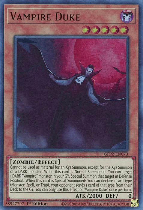 Vampire Duke [GFP2-EN073] Ultra Rare - for just $0.15! 