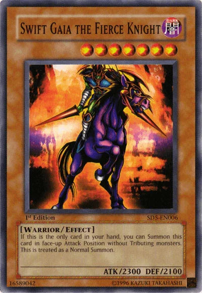 Swift Gaia the Fierce Knight [SD5-EN006] Common - for just $0.40! 