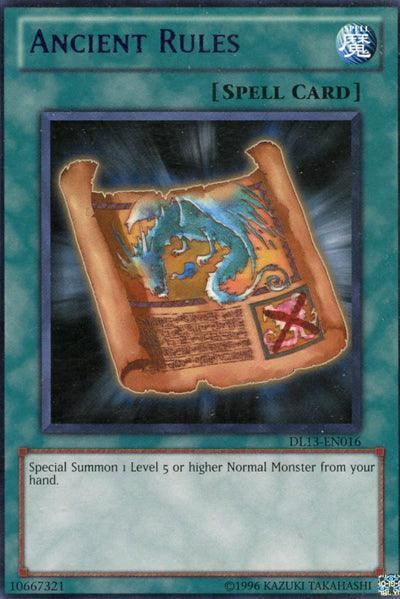 Ancient Rules (Purple) [DL13-EN016] Rare - for just $1.10! 