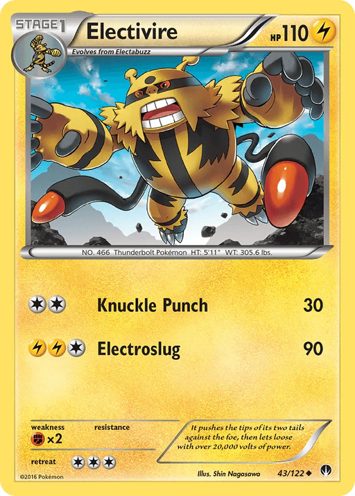Electivire (43/122) [XY: BREAKpoint] - for just $0.10! 