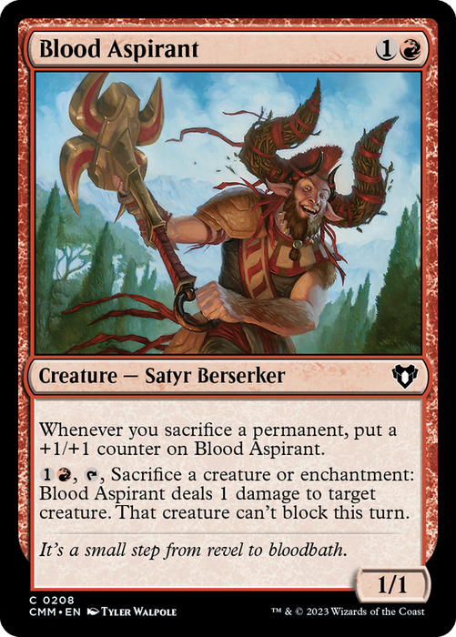 Blood Aspirant (CMM-208) - Commander Masters - for just $0.03! 