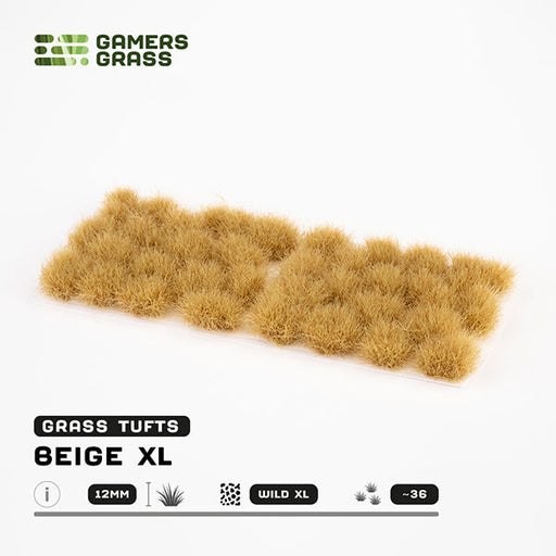 Gamers Grass Tufts: Beige XL 12mm- Wild XL - for just $9.99! 
