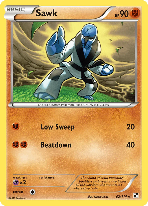 Sawk (62/114) [Black & White: Base Set] - for just $0.30! 
