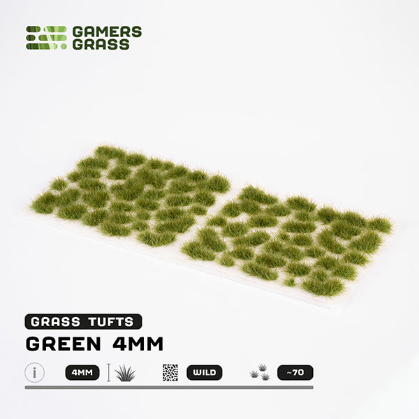 Gamers Grass Tufts: Green 4mm- Wild - for just $5.95! 
