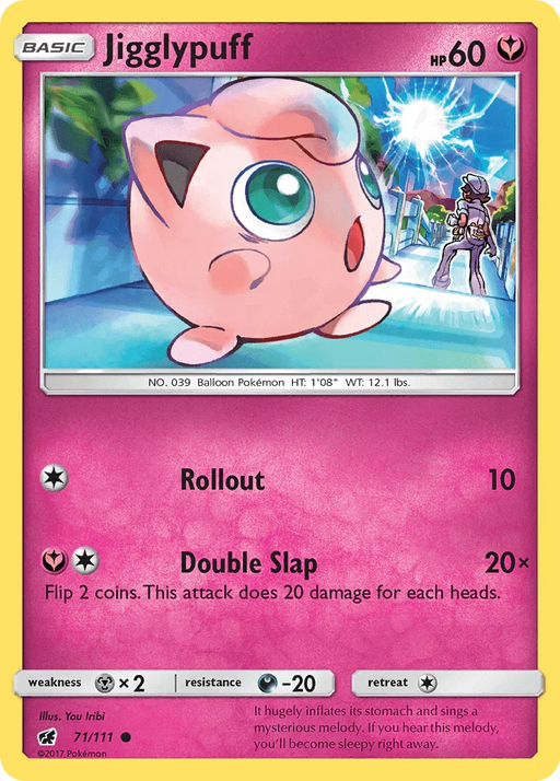 Jigglypuff (71/111) [Sun & Moon: Crimson Invasion] - for just $0.25! 