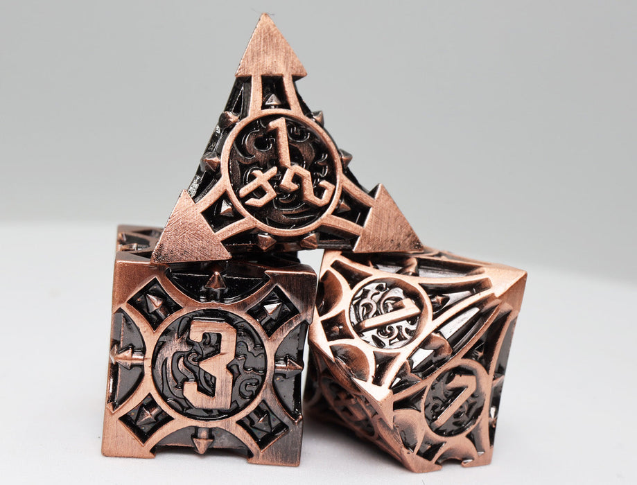 Quiver of Arrows: Copper Arrow - Metal RPG Dice Set - for just $44.99! 