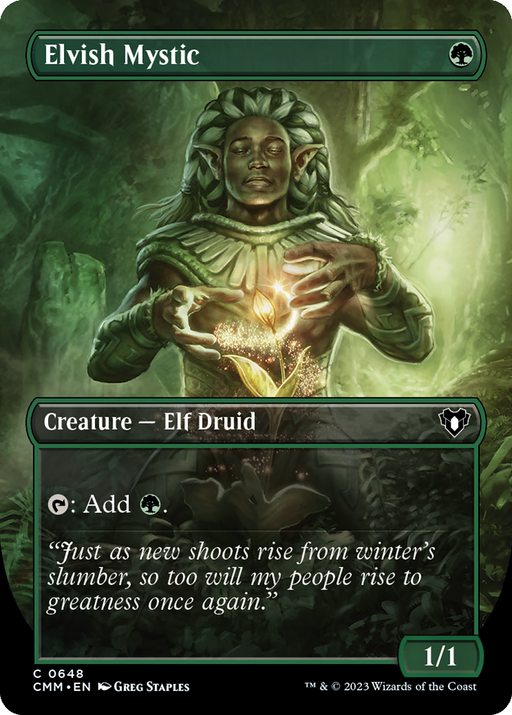 Elvish Mystic (CMM-648) - Commander Masters (Borderless) - for just $0.28! 