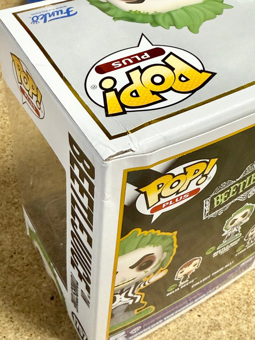 Funko Pop! Plus Movies Beetlejuice On Tombstone #1757 Beetlejuice 2024 (BOX DMG) - for just $15! 