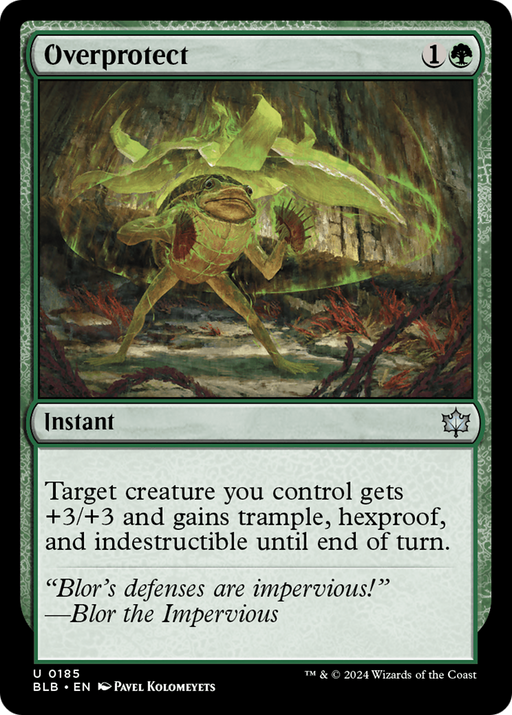 Overprotect (BLB-185) - Bloomburrow - for just $0.31! 
